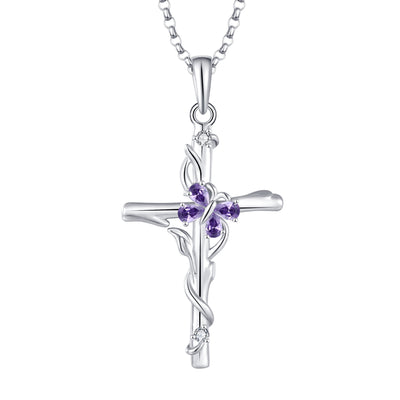 925 Silver Cross Necklace